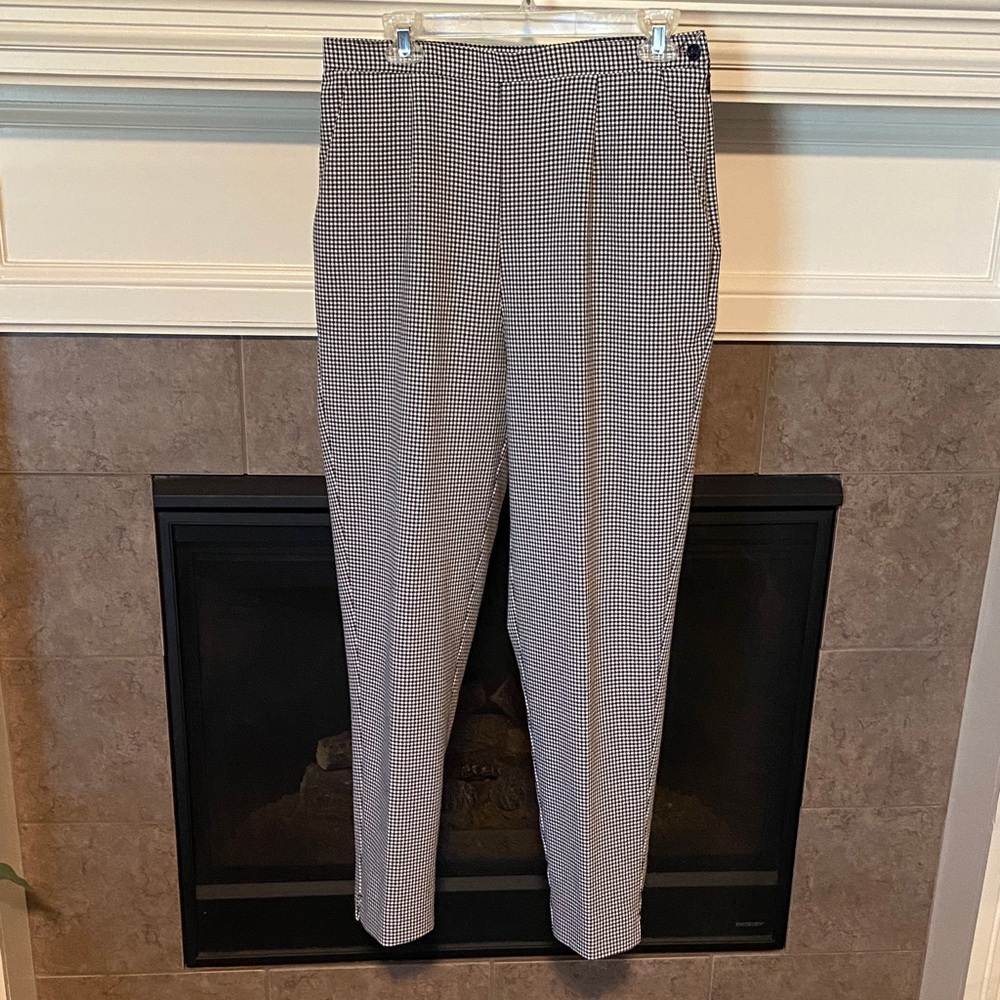 Counterparts Women’s Black and White Checkered Dress Pants. Size 14.